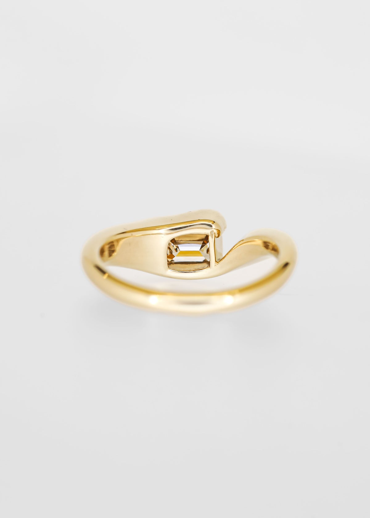 The Ember | 1.04ct Natural Champagne Diamond | Yellow Gold