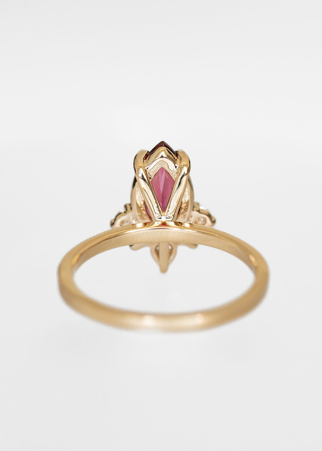 The Celeste | 1.17ct Pear Tourmaline | Yellow Gold