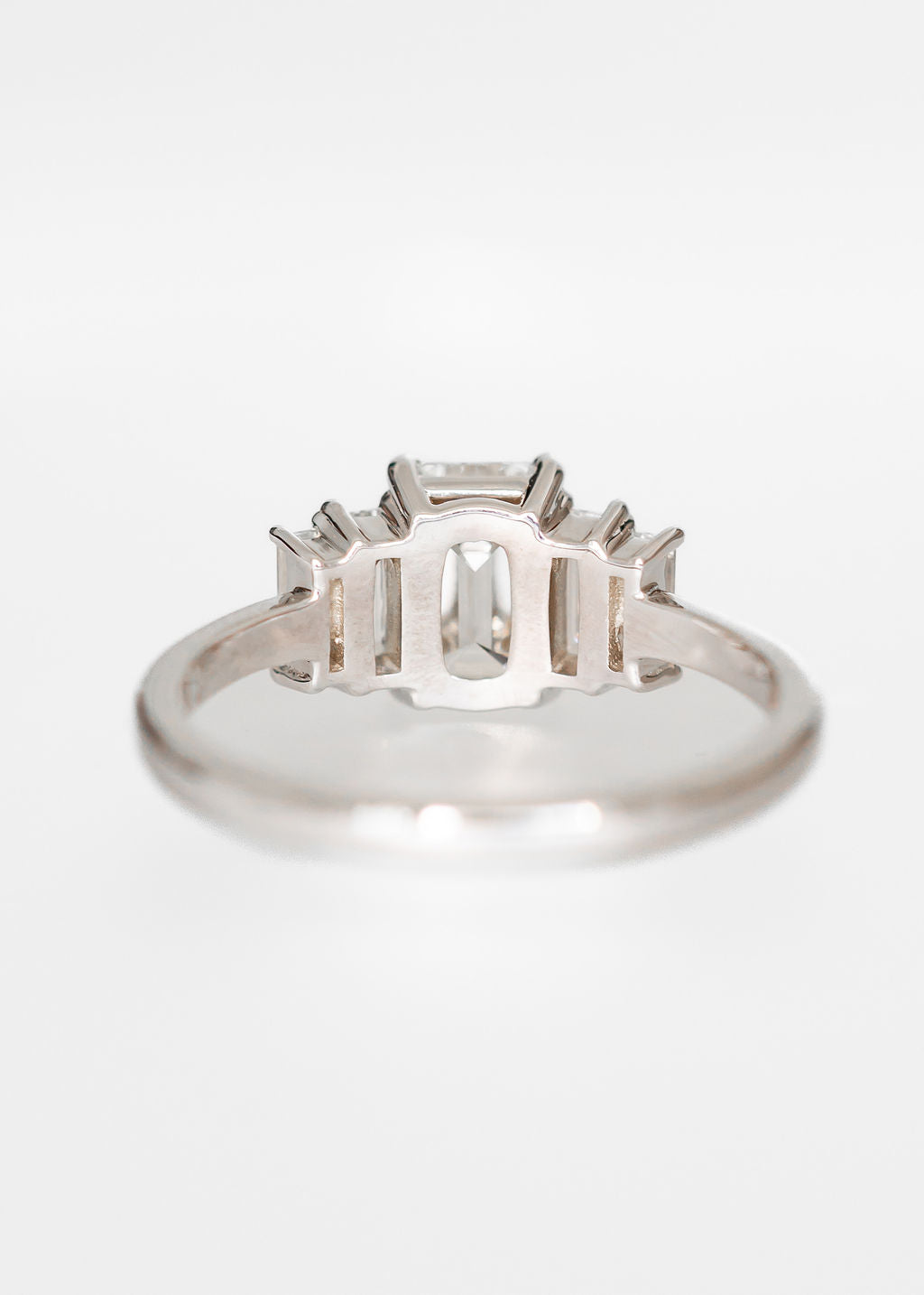 The Portia | 1.15ct Lab-Grown Emerald Diamond | White Gold