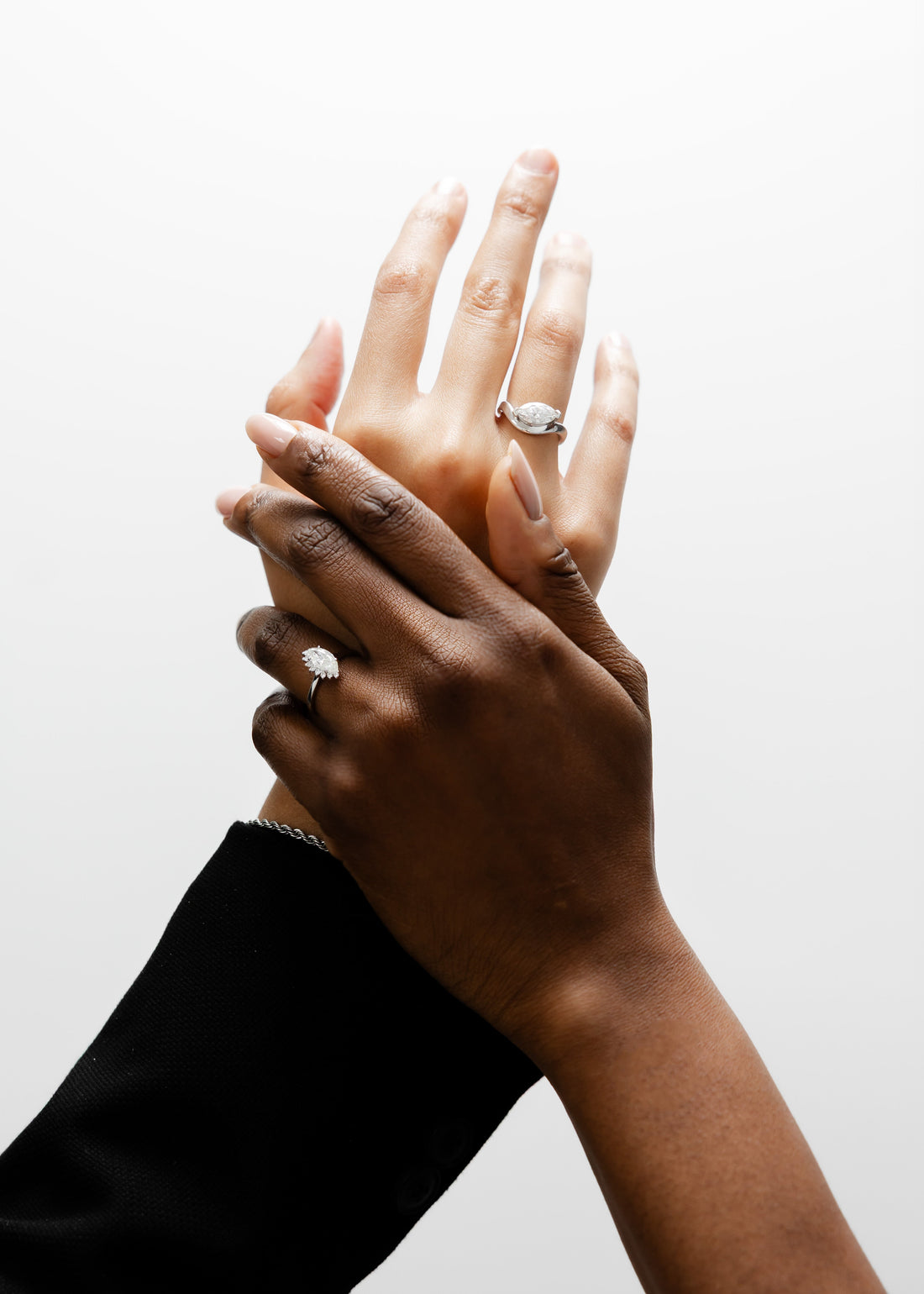 A Queer Couple’s Guide to Coordinating Engagement Rings