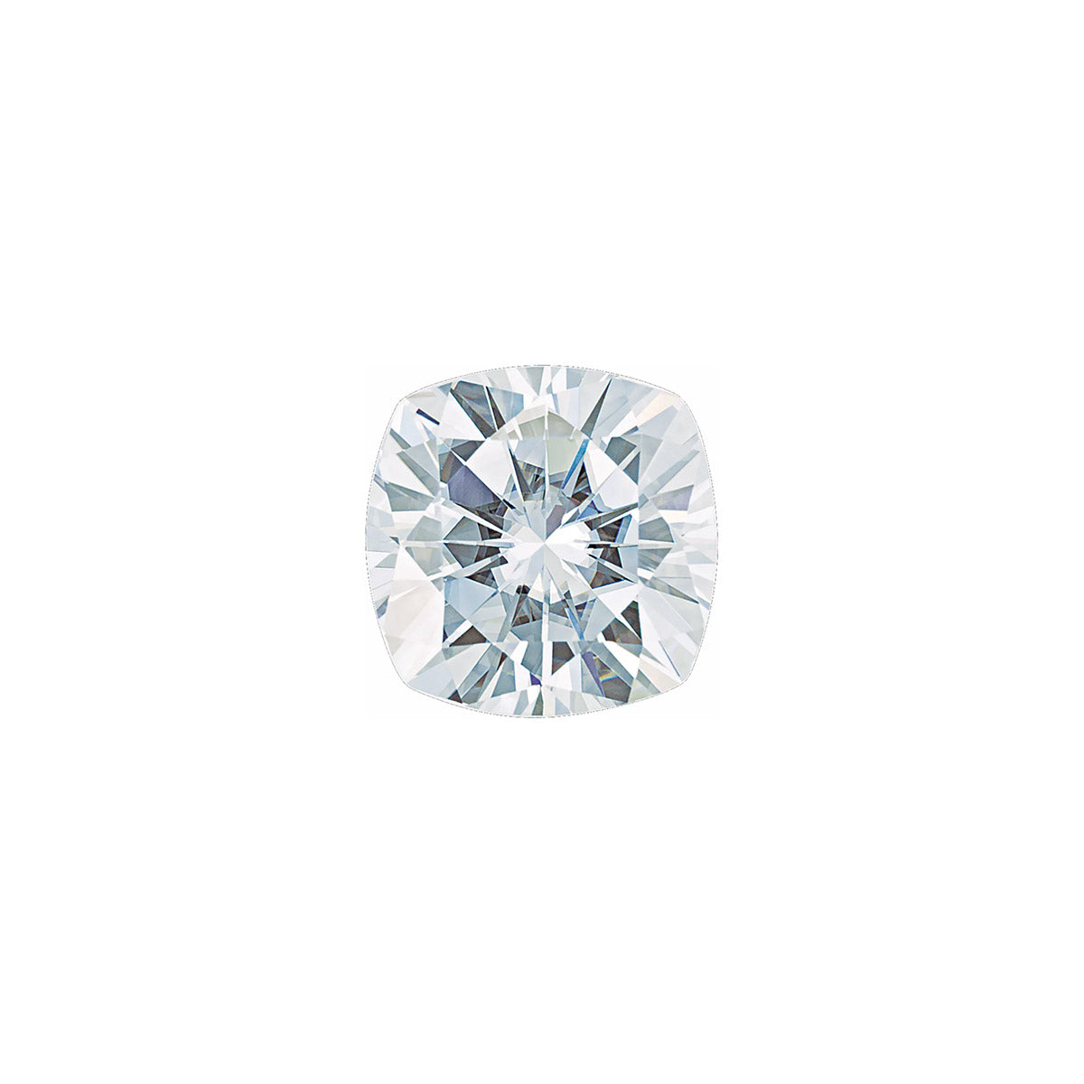 The Leda | 14k | Yellow | Size 6.5 | Stone Moissanite | Square Cushion | 7mm | Moss Ring Box | Custom Engraving:  +$0