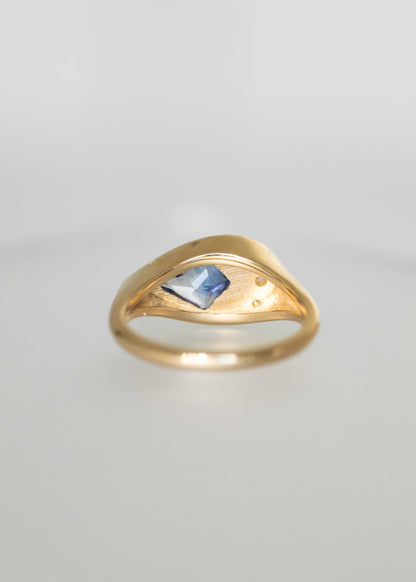 The Eko | 1.10ct Kite Sapphire | Yellow Gold