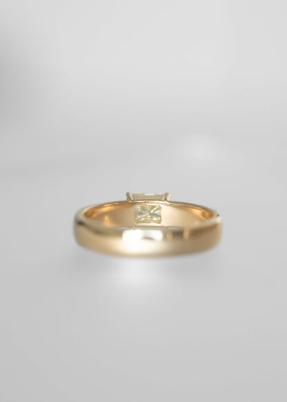 The Nox | .73ct Radiant Cut Yellow Diamond | Yellow Gold