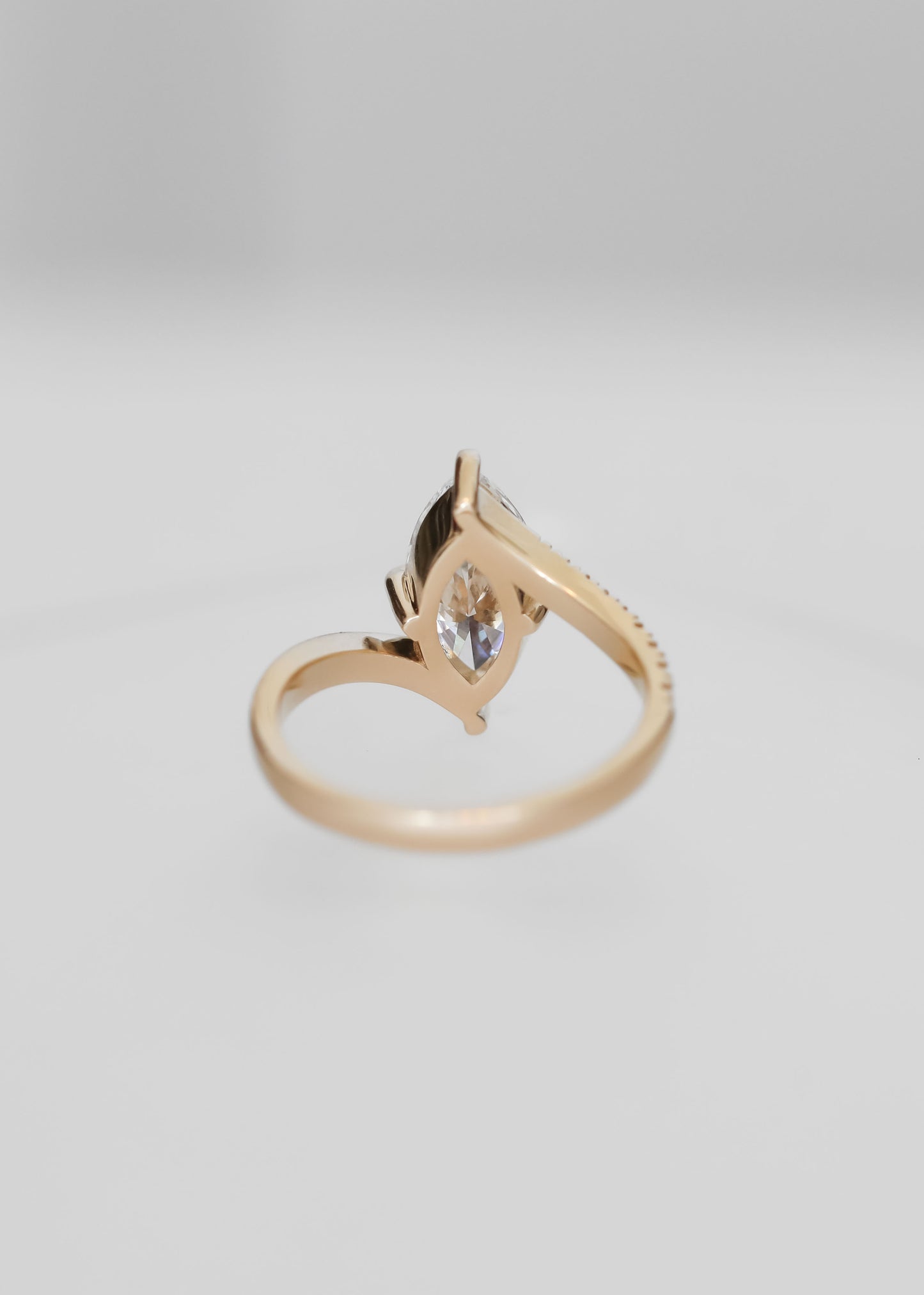 The Juno | 2.08ct Lab Diamond Marquise Cut | Yellow Gold