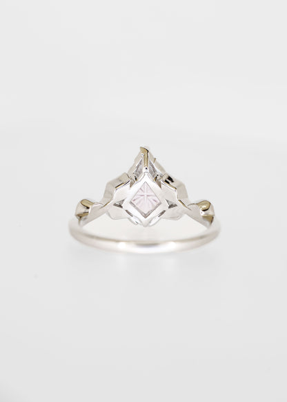 The Mira | 1.65ct Lab Starbight Purple Sapphire | White Gold