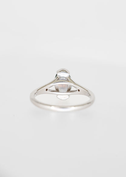 The Gemma | 1.51ct Moval Sapphire | White Gold