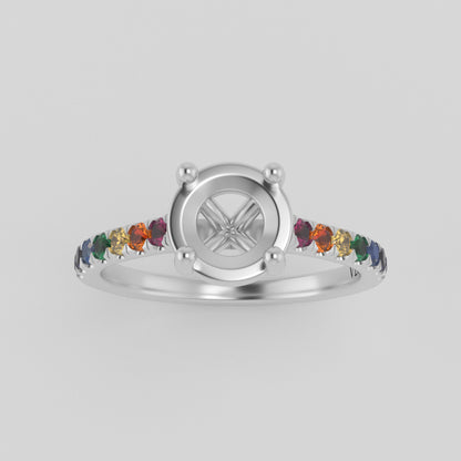 The Pride | Platinum | White | Size 11 | Stone KT65 | Green Ring Box | Custom Engraving:  +$0