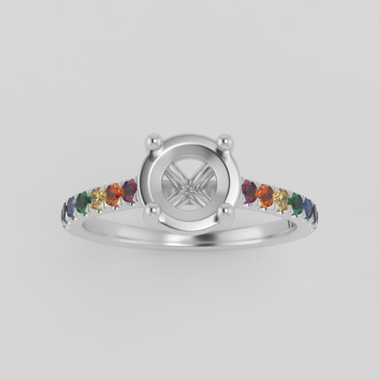 The Pride | Platinum | White | Size 11 | Stone KT65 | Green Ring Box | Custom Engraving:  +$0