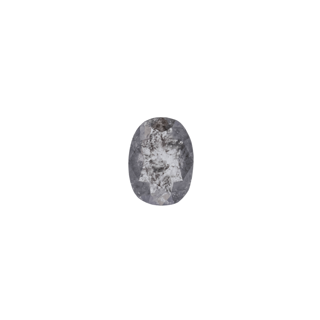 The Jett | 14k | White | Size 6.75 | Stone OV16 | Moss Ring Box | Custom Engraving:  +$0