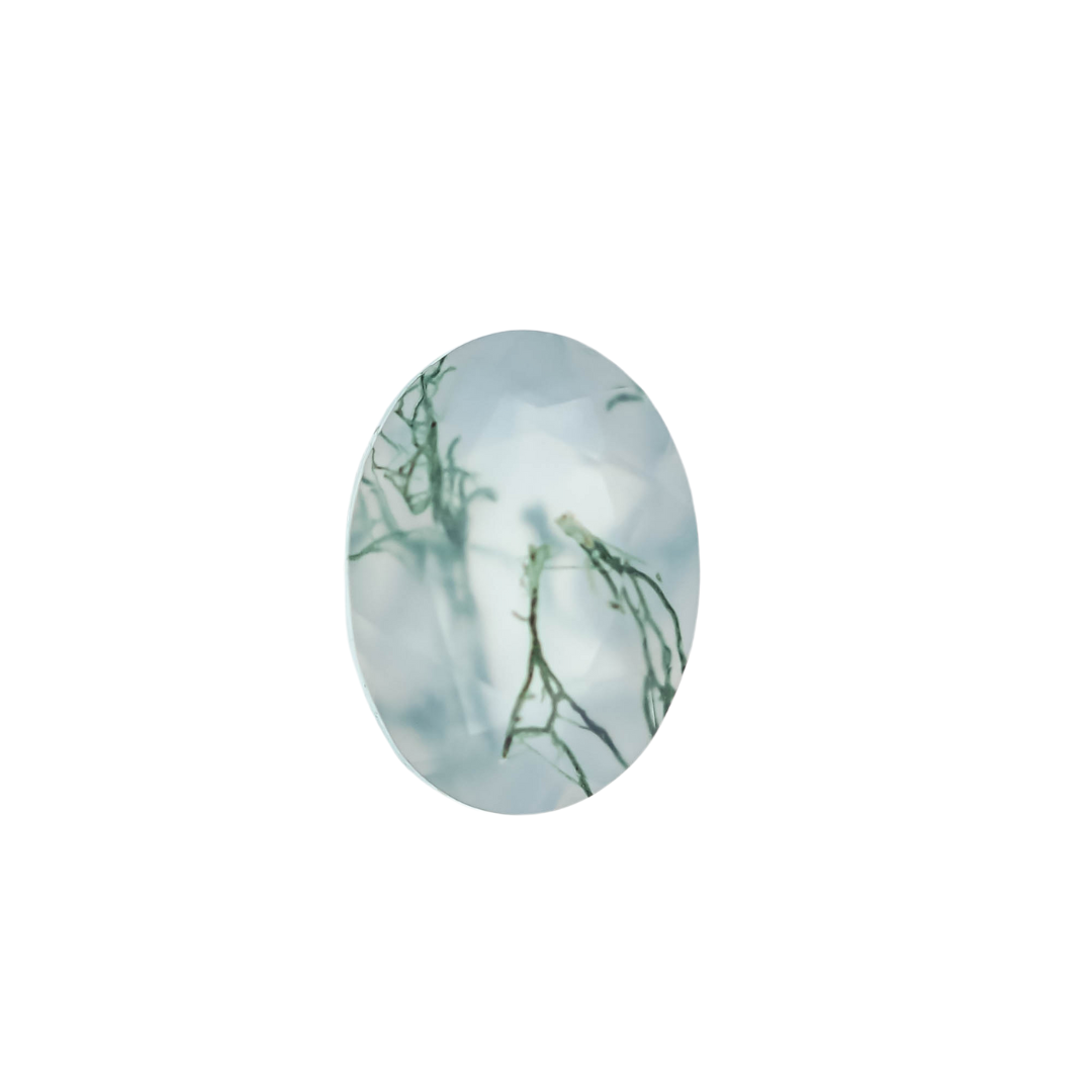 The Sage | 14k | Yellow | Size 8.5 | Stone MOS171 | Gray Ring Box | Custom Engraving:  +$0