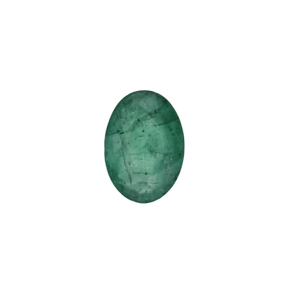The Mira | 14k | White | Size 6.25 | Stone EM58 | Apricot Ring Box | Custom Engraving:  +$0