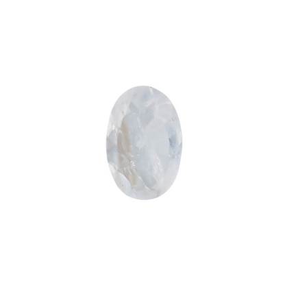 The Selene | Platinum | White | Size 8 | Stone MN15 | Lagoon Ring Box | Custom Engraving:  +$0