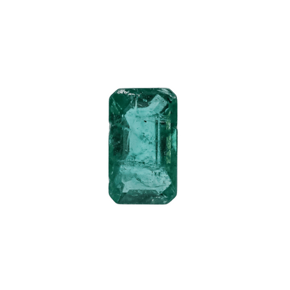 The Sage | 14k | White | Size 8 | Stone EM28 | Moss Ring Box | Custom Engraving: K J +$75