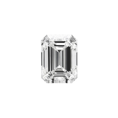 The Portia | Platinum | White | Size 8 | Stone Emerald | A Quality | 2.5ct | Green Ring Box | Custom Engraving:  +$0