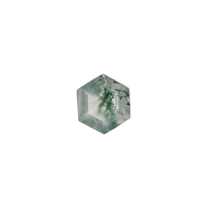 The Mini Luna | 14k | Yellow | Size 5 | Stone MOS24 | Green Ring Box | Custom Engraving:  +$0
