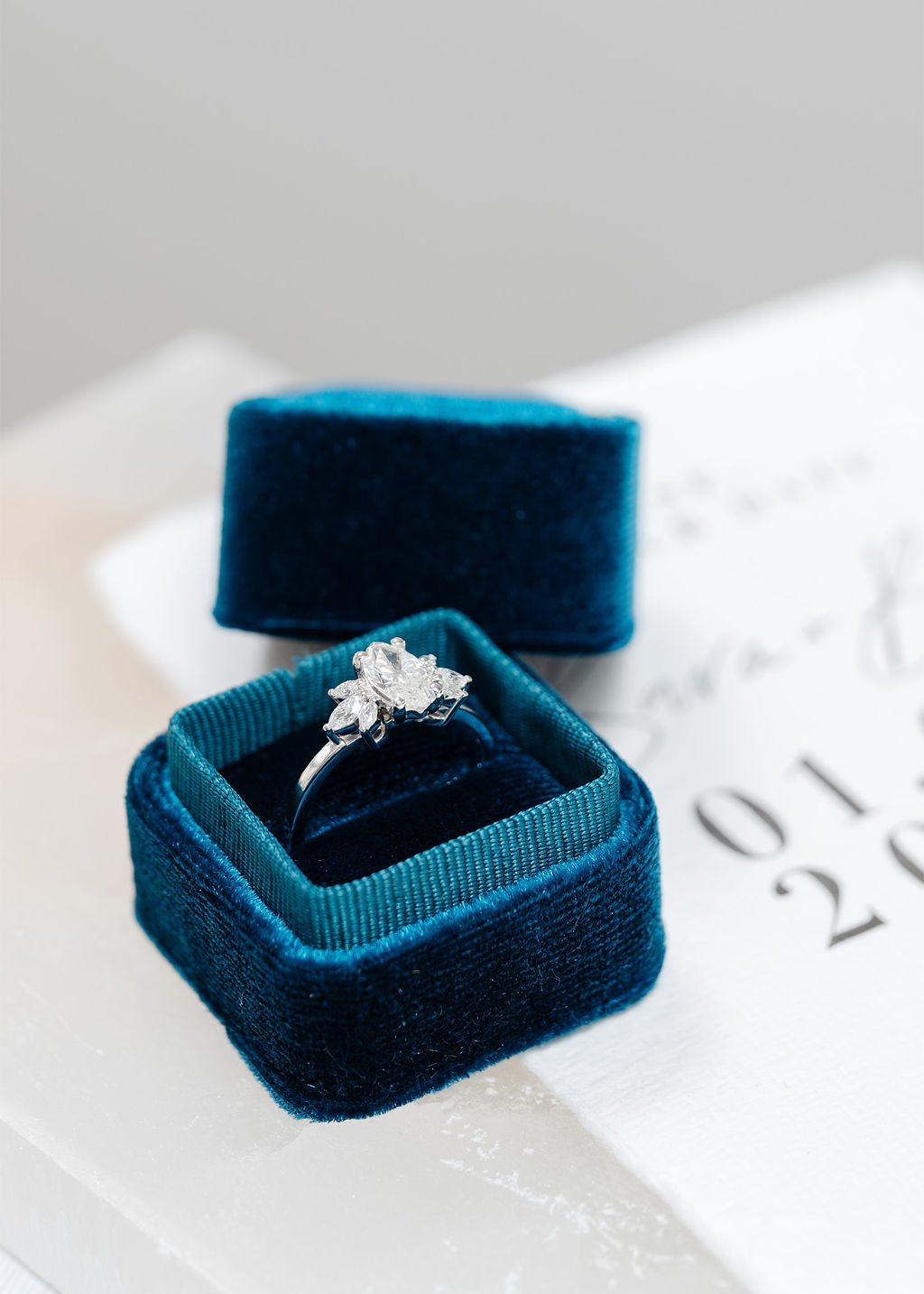 The Nova | 18k | Yellow | Size 5.75 | Stone Emerald | A Quality | 1ct | Blue Ring Box | Custom Engraving:  +$0