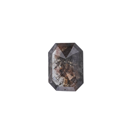 The Phoenix | Platinum | White | Size 7.5 | Stone EMC18 | Apricot Ring Box | Custom Engraving:  +$0