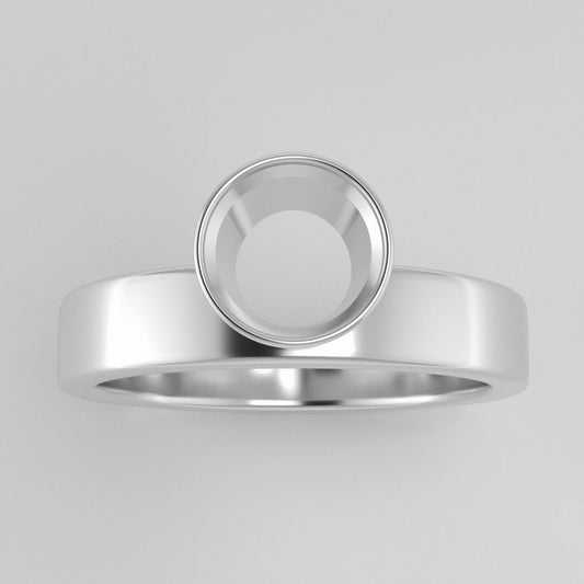 The Phoenix | 18k | White | Size 6.5 | Stone MO5 | Green Ring Box | Custom Engraving:  +$0