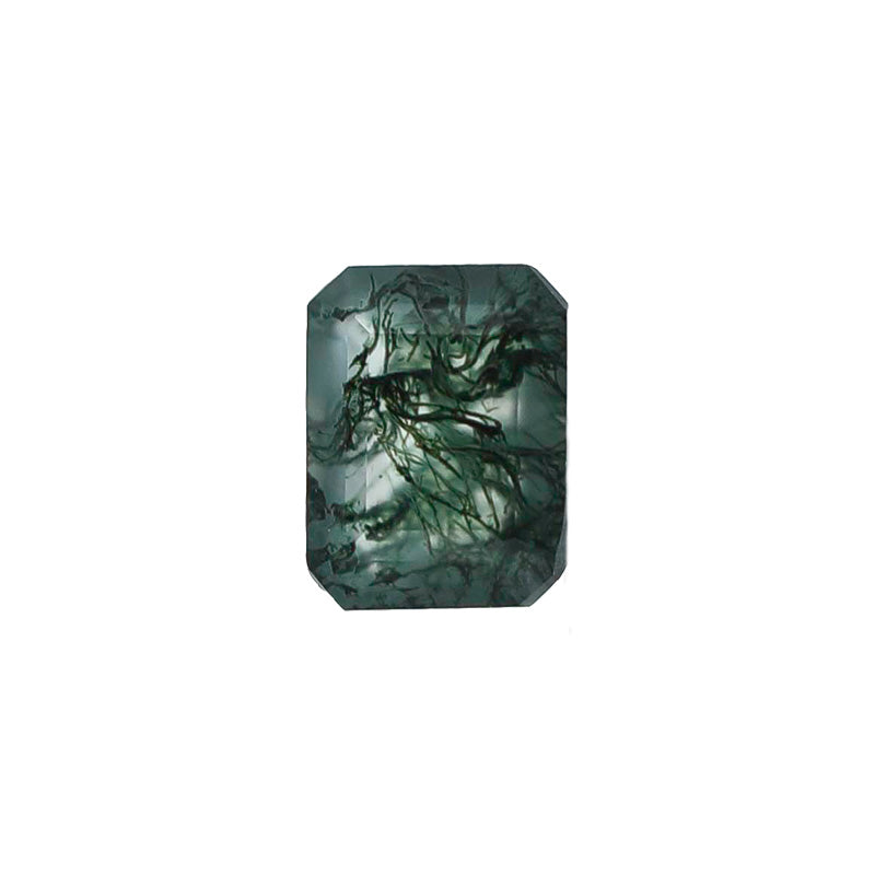 The Sage | 14k | White | Size 6 | Stone MOS112 | Moss Ring Box | Custom Engraving:  +$0