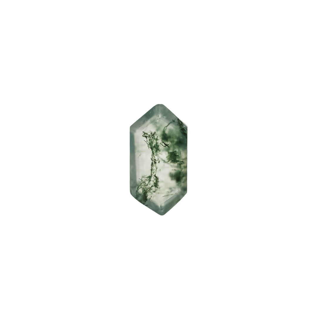 The Sage | 14k | Yellow | Size 5.5 | Stone MOS133 | Dune Ring Box | Custom Engraving: I love you +$75