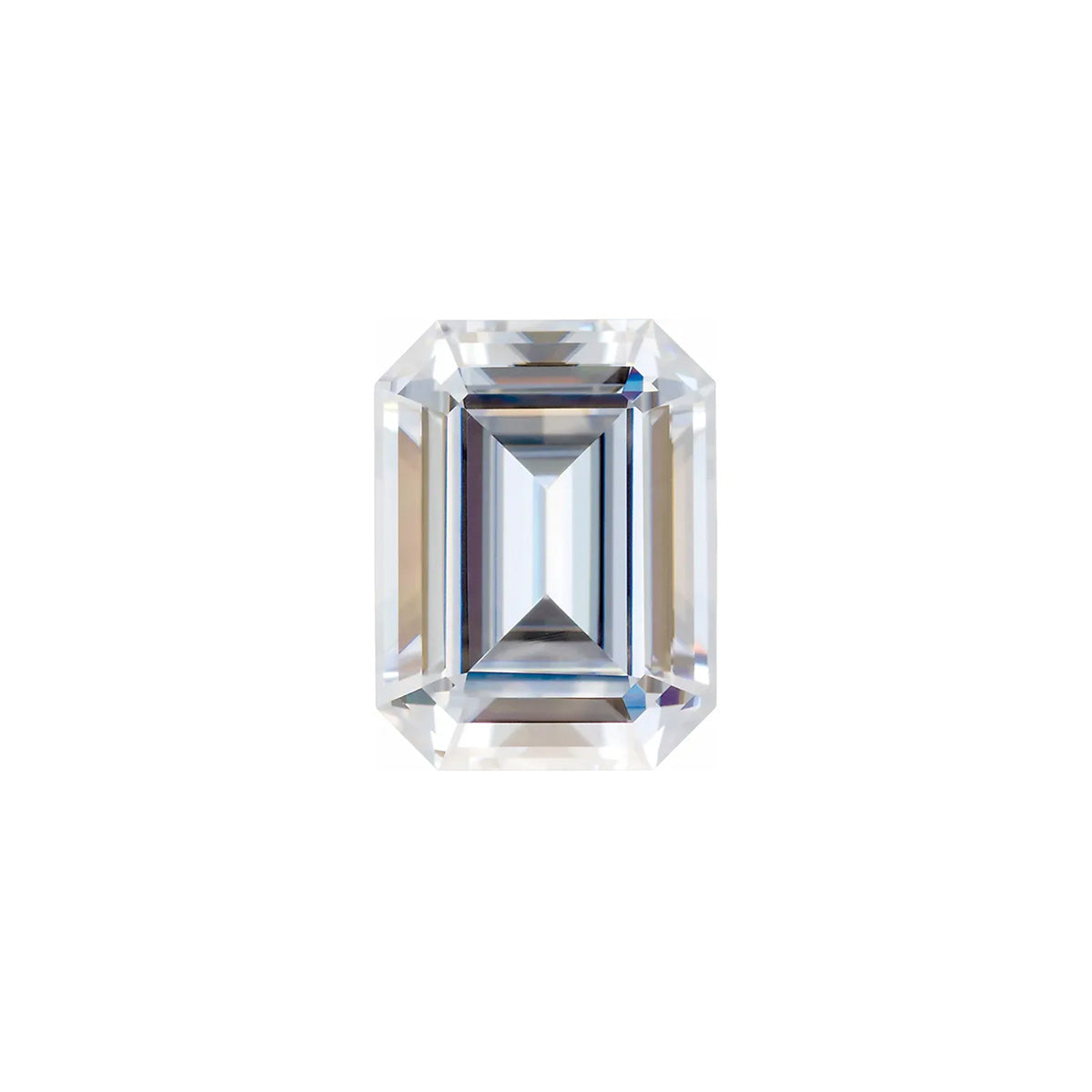 The Saturn | 14k | Yellow | Size 8.5 | Stone Moissanite | Emerald | 8.5x6.5mm | Lagoon Ring Box | Custom Engraving:  +$0
