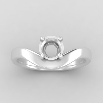 The West | Platinum | White | Size 9.75 | Stone Pear | A Quality | 1ct | Apricot Ring Box | Custom Engraving: DM 5/11/22 +$75
