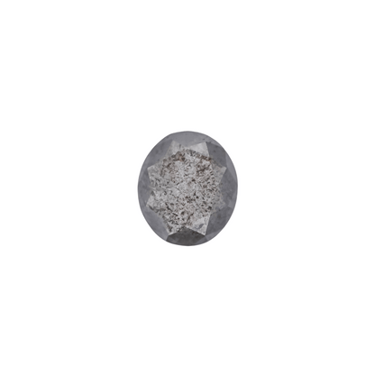 The Mini Luna | 18k | Yellow | Size 6.25 | Stone OV53 | Gray Ring Box | Custom Engraving:  +$0