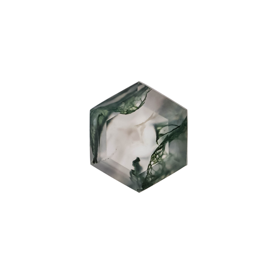 The Celeste | 14k | Rose | Size 7 | Stone MOS261 | Moss Ring Box | Custom Engraving:  +$0