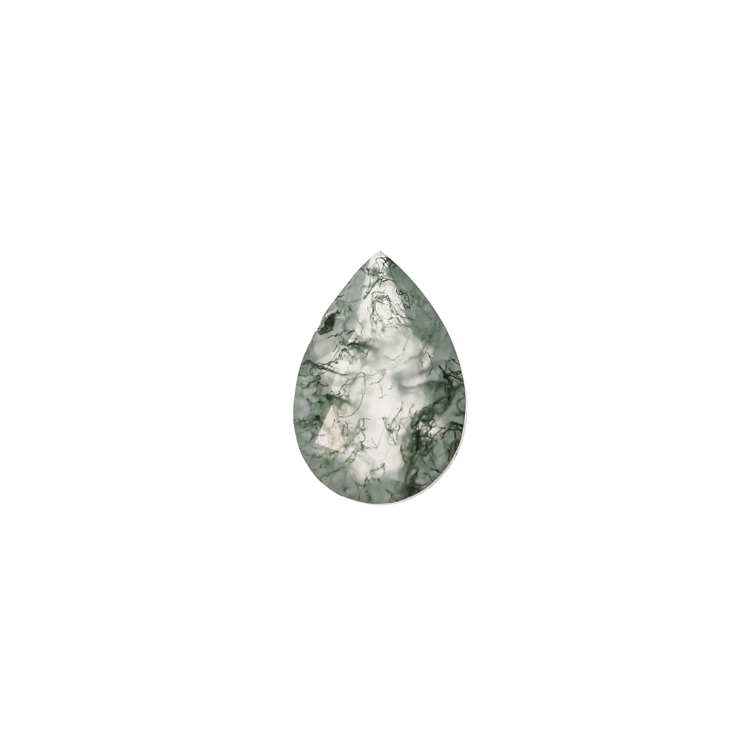 The Mini Luna | 14k | Yellow | Size 11 | Stone MOS44 | Green Ring Box | Custom Engraving:  +$0