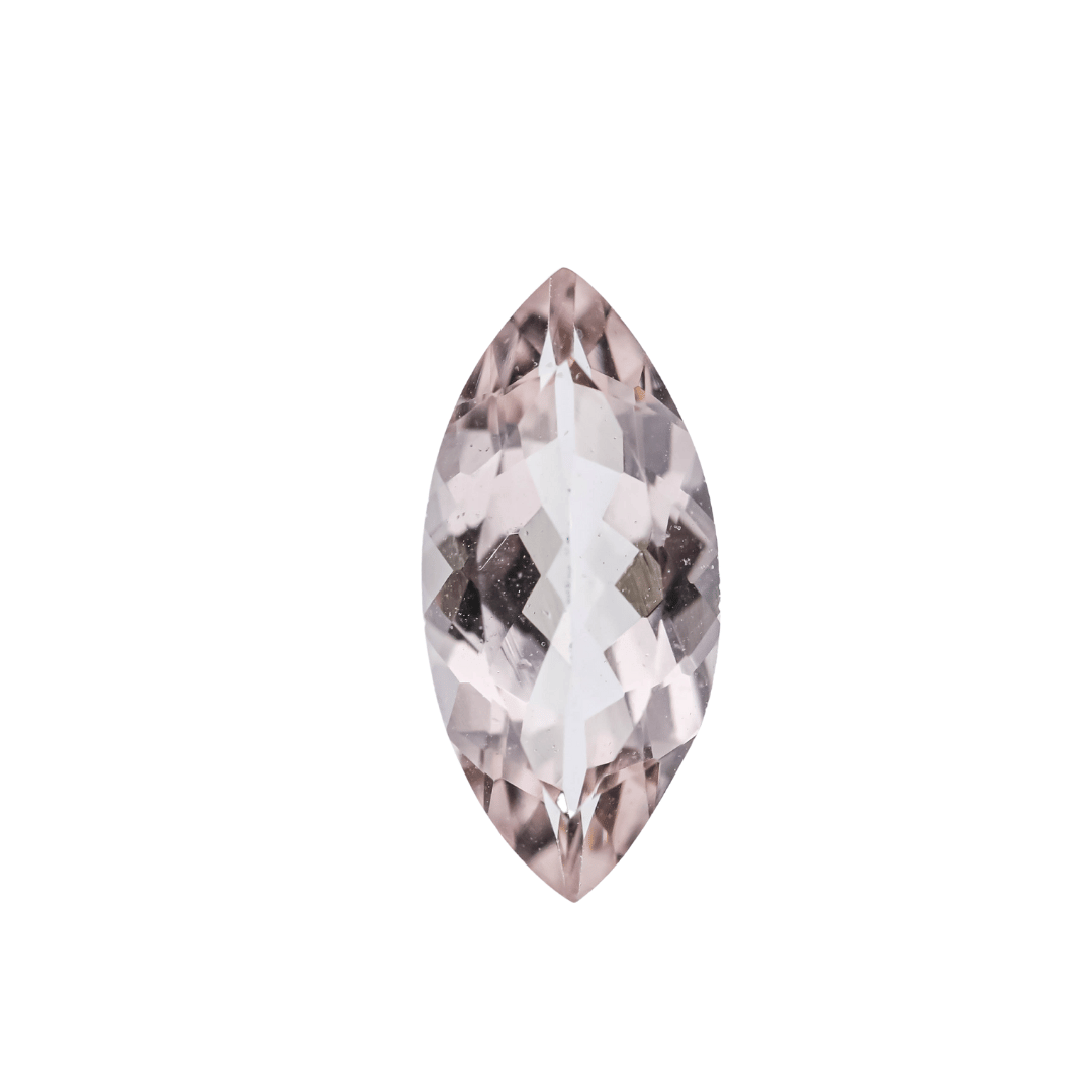 The Mini Luna | 14k | Rose | Size 8.25 | Stone MG14 | Dune Ring Box | Custom Engraving:  +$0