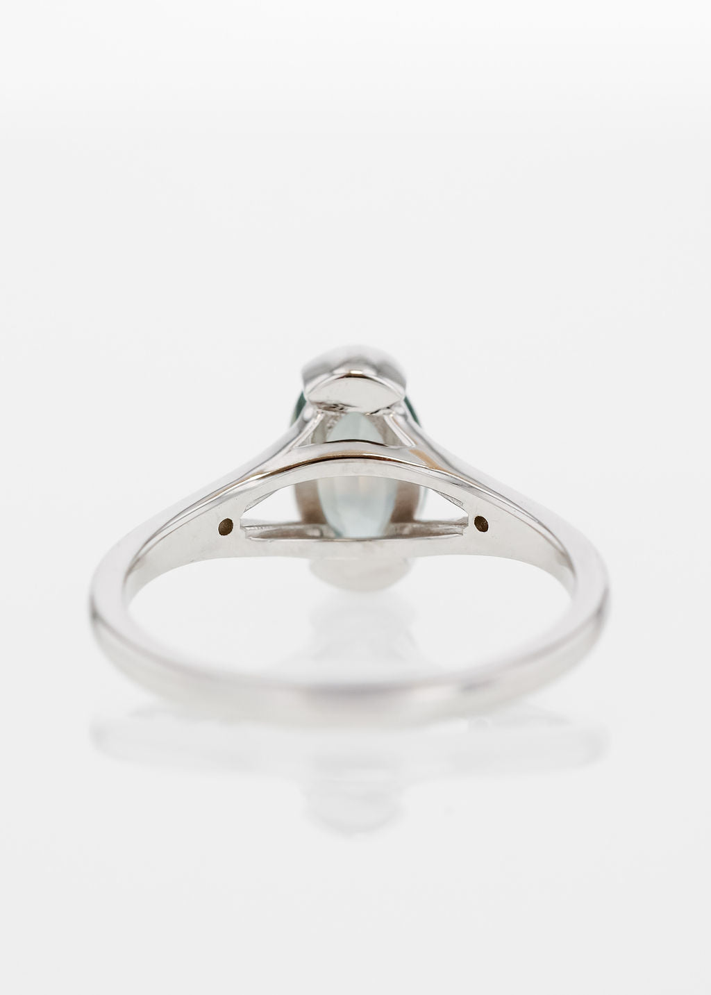 The Gemma | 1.51ct Moval Sapphire | White Gold