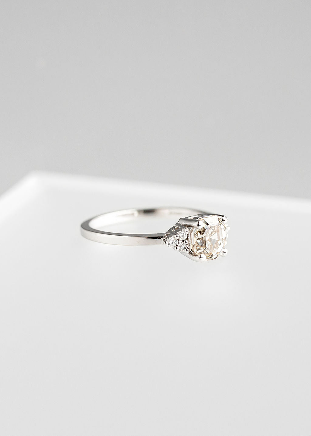 The Calisto | 1.19ct Octagon Cut Natural Diamond | White Gold