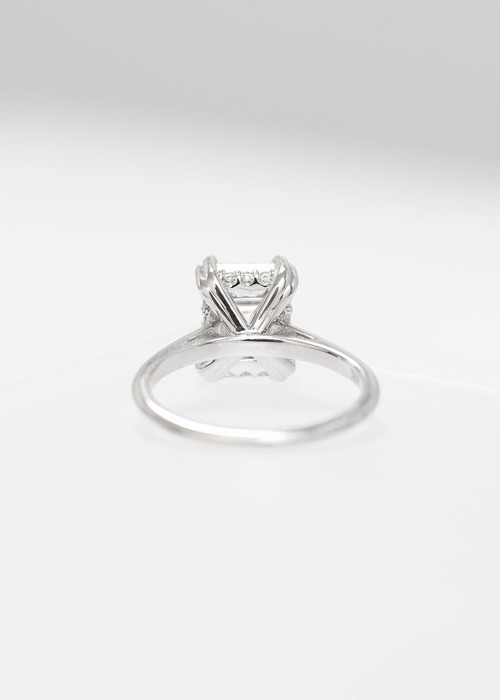 The Eden | 2.52ct Emerald Cut Moissanite | White Gold