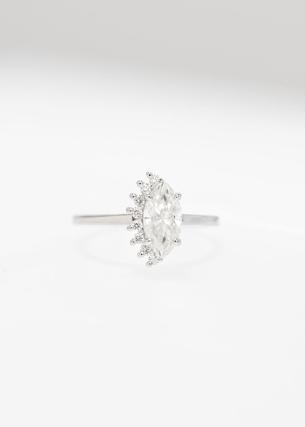 The Juliet | 1.03ct Marquise Moissanite | White Gold