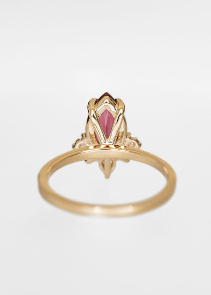 The Celeste | 1.17ct Pear Tourmaline | Yellow Gold
