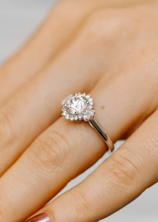 The Rhea | 1.51ct Lab-Grown Round Diamond | White Gold