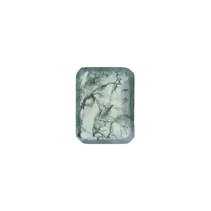 The Apollo | 14k | White | Size 6.5 | Stone MOS104 | Dune Ring Box | Custom Engraving:  +$0