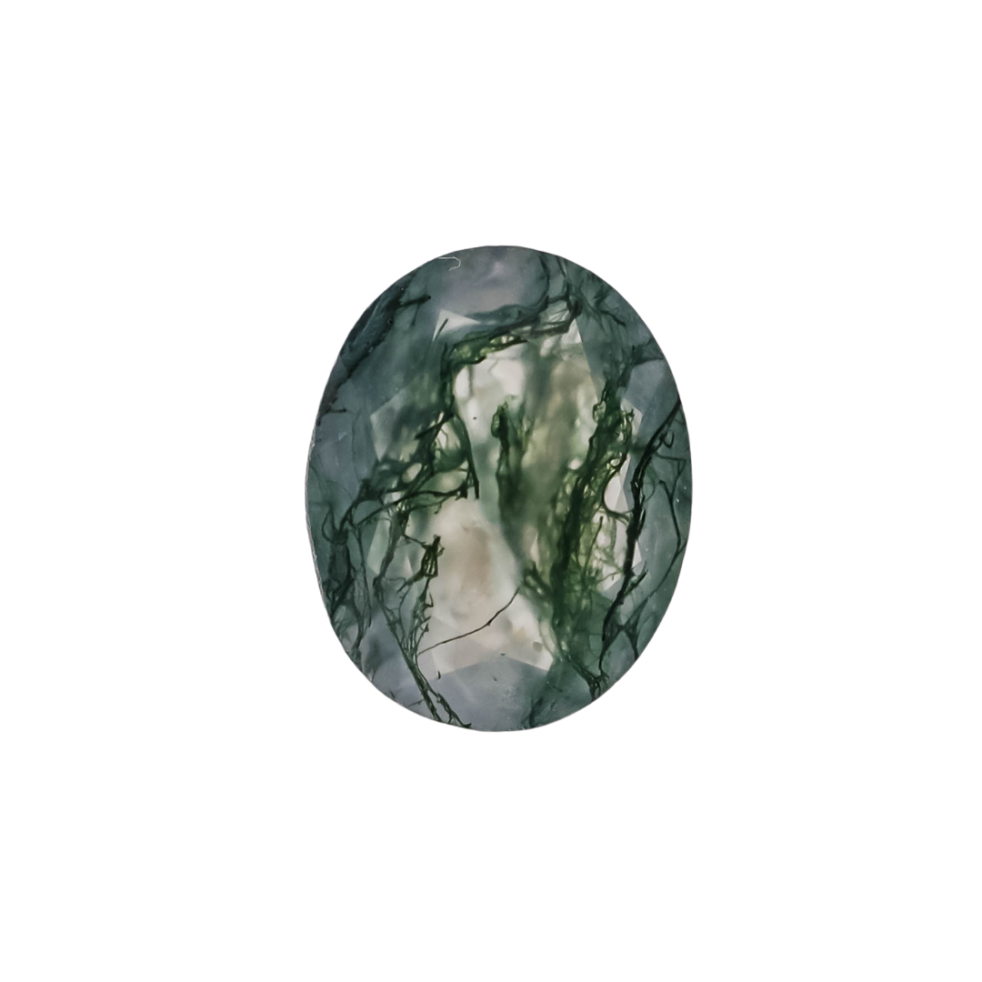The Calisto | 14k | Yellow | Size 8 | Stone MOS300 | Green Ring Box | Custom Engraving: always +$75