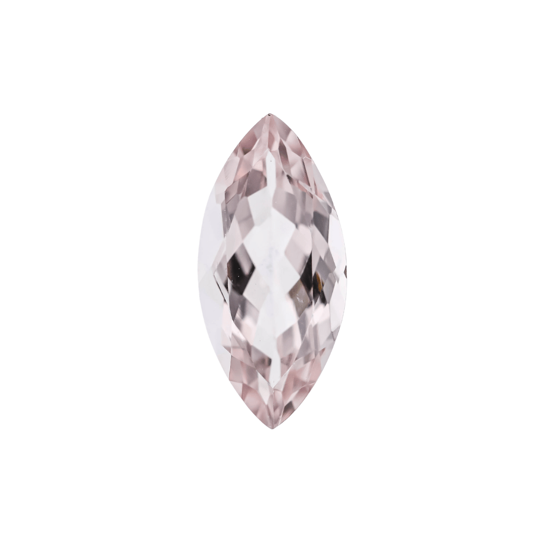 The Celeste | Platinum | White | Size 8 | Stone MG15 | Pink Ring Box | Custom Engraving:  +$0
