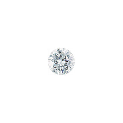 The Cordelia | 14k | Rose | Size 3 | Stone Moissanite | Round | 6.5mm | Gray Ring Box | Custom Engraving: Benjamin +$75