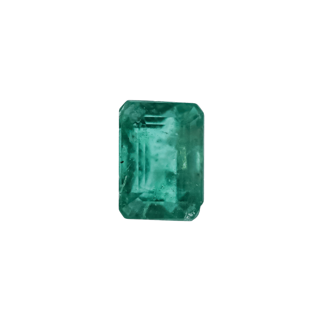 The Sage | 14k | White | Size 5 | Stone EM27 | Moss Ring Box | Custom Engraving:  +$0