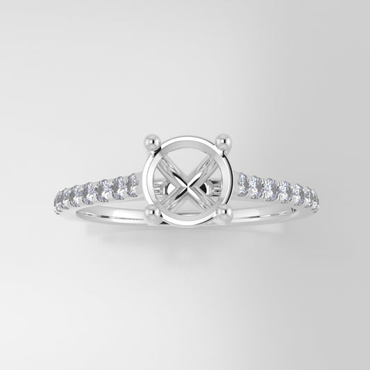 The Aurora | Platinum | White | Size 6.5 | Stone Oval | A Quality | 2ct | Dune Ring Box | Custom Engraving:  +$0