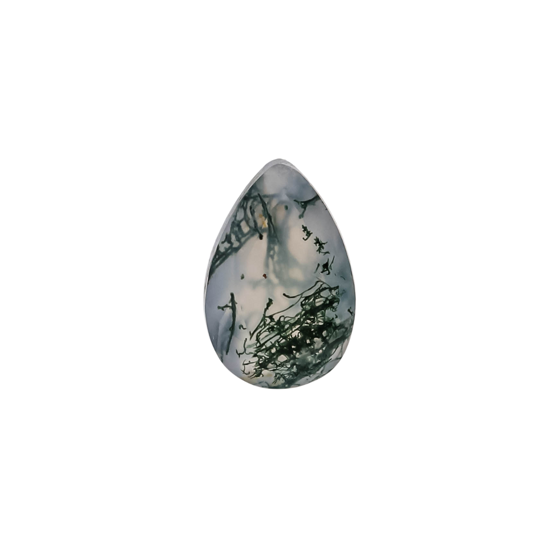 The Mira | Platinum | White | Size 9 | Stone MOS327 | Moss Ring Box | Custom Engraving:  +$0