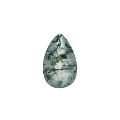 The Stella | 14k | White | Size 9 | Stone MOS173 | Moss Ring Box | Custom Engraving:  +$0