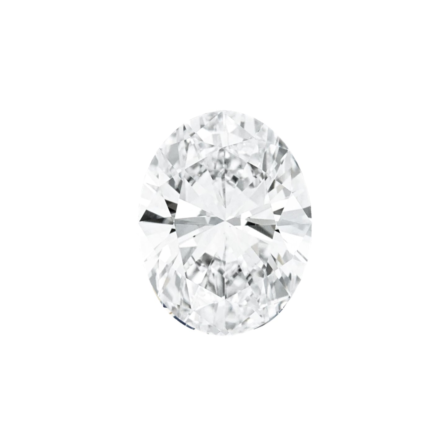 The Orion | 18k | White | Size 6.5 | Stone Oval | A Quality | 2.5ct | Apricot Ring Box | Custom Engraving:  +$0