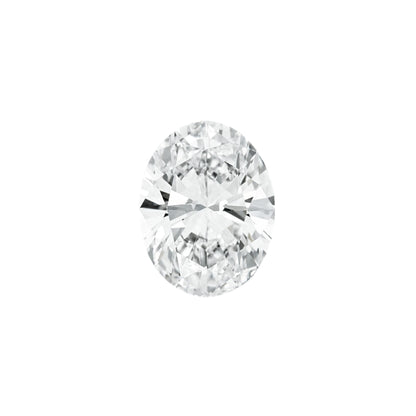 The Aurora | Platinum | White | Size 6.5 | Stone Oval | A Quality | 2ct | Dune Ring Box | Custom Engraving:  +$0