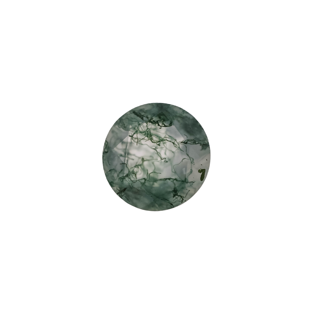 The Eclipse | Platinum | White | Size 10.5 | Stone MOS249 | Moss Ring Box | Custom Engraving:  +$0