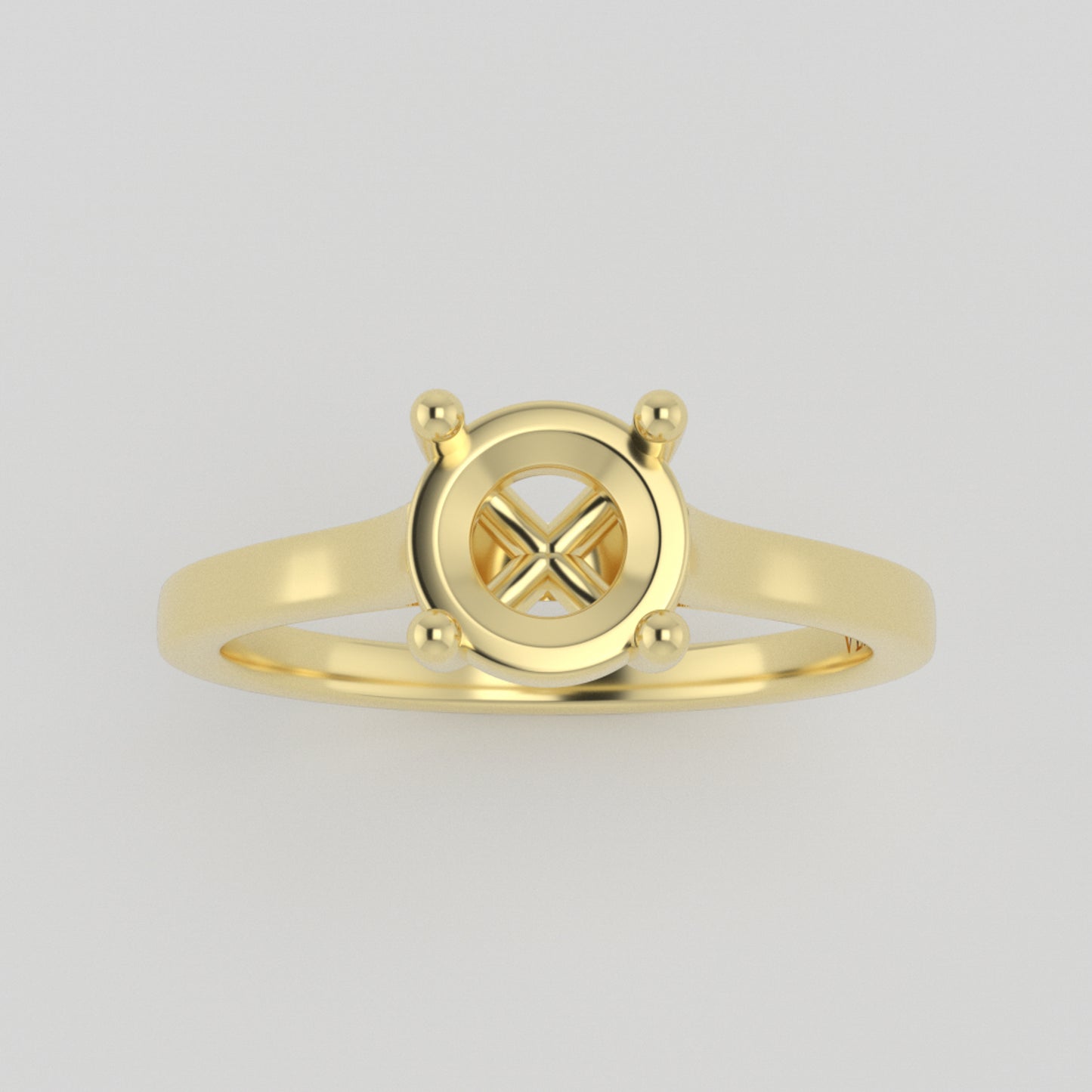 The Nova | 14k | Yellow | Size 6.25 | Stone BT5 | Blue Ring Box | Custom Engraving:  +$0