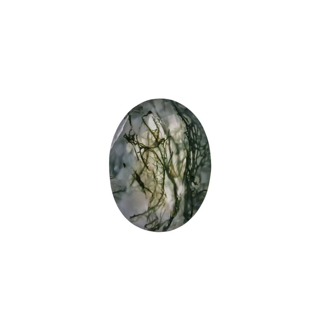 The Leda | 14k | Yellow | Size 6 | Stone MOS286 | Green Ring Box | Custom Engraving:  +$0