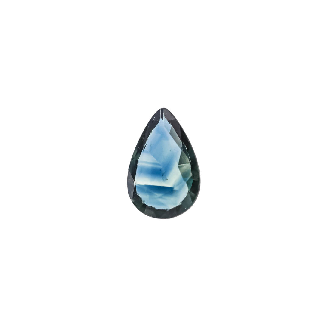 The Mini Luna | 14k | White | Size 9 | Stone SA27 | Moss Ring Box | Custom Engraving:  +$0